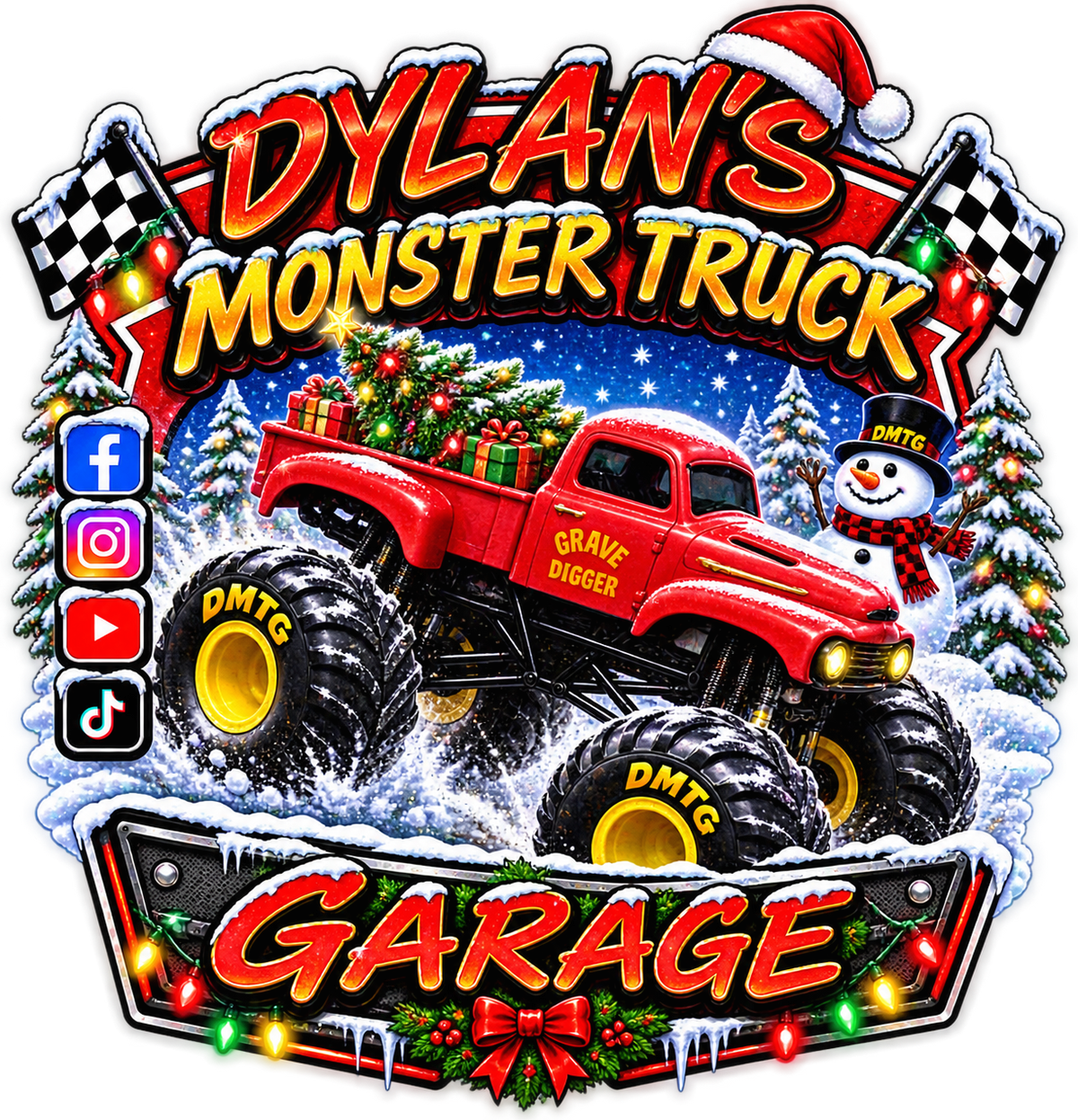 DMTG Holiday Sticker